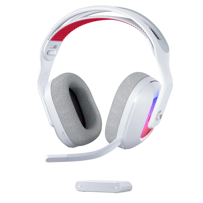 Gaming Wireless Headset Logitech G ASTRO A20 X Lightspeed, 40mm driver, 20-20kHz, 290g, No lighting: 90h, 2.4Ghz+BT, White
