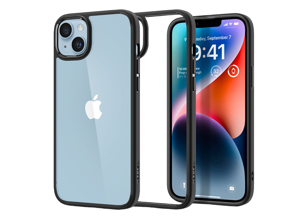 Spigen iPhone 14 Plus, Ultra Hybrid, Matte Black