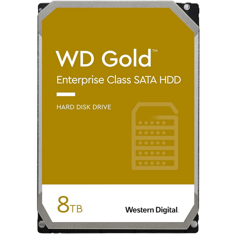 3.5" HDD 8.0TB-SATA-256MB Western Digital "Gold Enterprise Class (WD8004FRYZ)"