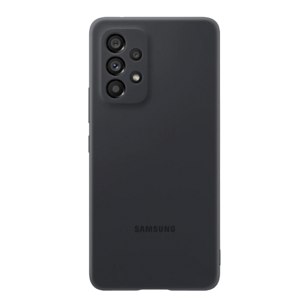 Original Sam. silicone cover Galaxy A73, Black