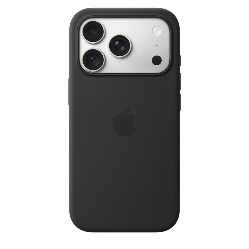 iPhone 18 Pro Silicone Case with MagSafe - Black, Model A3701