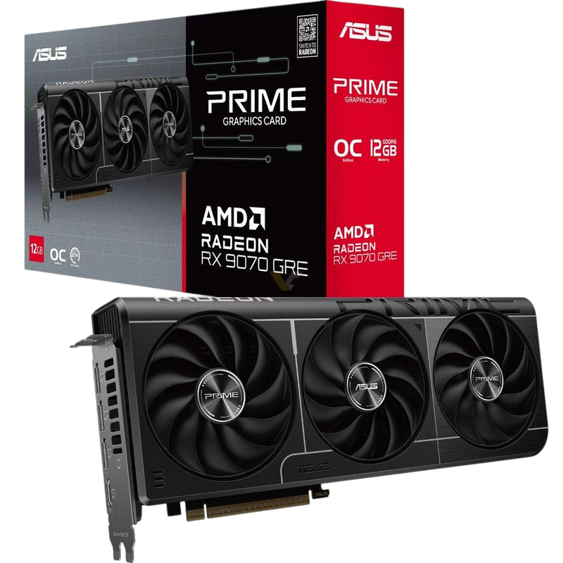 VGA ASUS Radeon RX 9070GRE 12GB GDDR6 Prime OC (PRIME-RX9070GRE-O12G)
