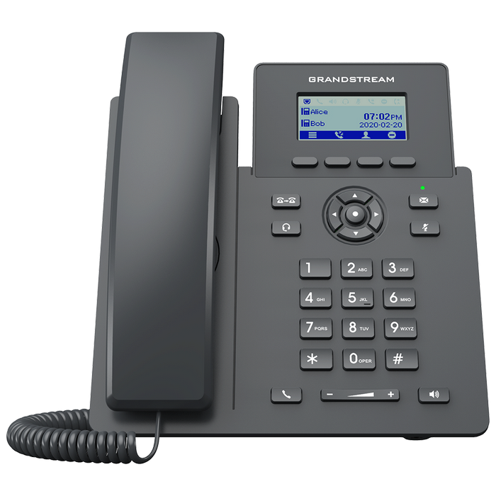 Grandstream GRP2601, 2 SIP,2 Line, no PoE, Black