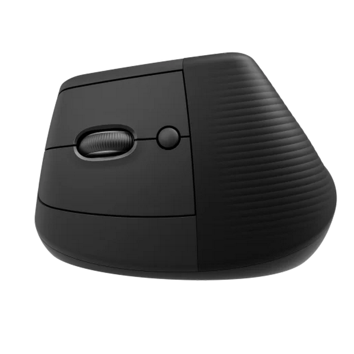 Wireless Mouse Logitech Lift Vertical, 400-4000 dpi, 6 buttons, Ergonomic, 125g., 57° tilt, 1xAA, Bolt, 2.4Ghz+BT, Black