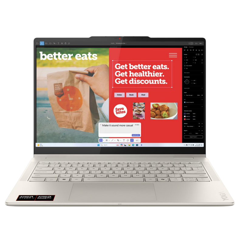 NB Lenovo 14.0" Yoga 7 2-in-1 14AKP10 Grey (Ryzen AI 7 350 16Gb 1Tb)