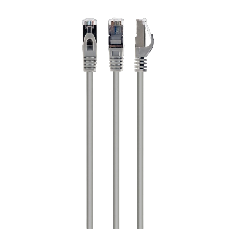 Cat.6A SFTP 50m, Grey, Copper, PP6A-LSZHCU-50M, Cablexpert, Low Smoke Zero Halogen (LSZH)
