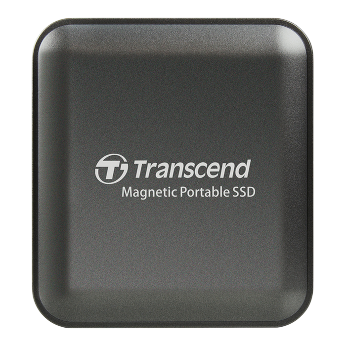 2.0TB Transcend Portable SSD ESD420 Iron Gray, USB-C 3.2 20Gbps (69.5x63x10mm, 48g, R/W:2000/2000 MB/s, Magnetic compatible wtih MagSafe)