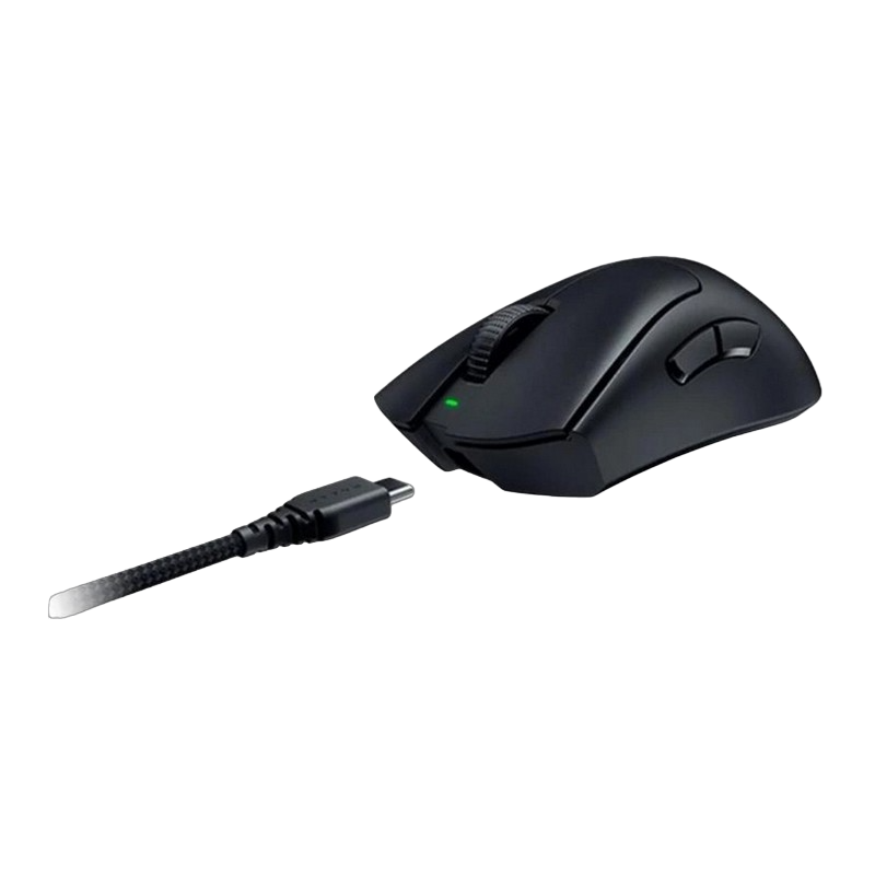 Gaming Wireless Mouse Razer DeathAdder V3 Pro, 30к dpi, 5 buttons, 70G, 750IPS, Opt.SW, 63g, On-Board Memory, 2.4Ghz, Black