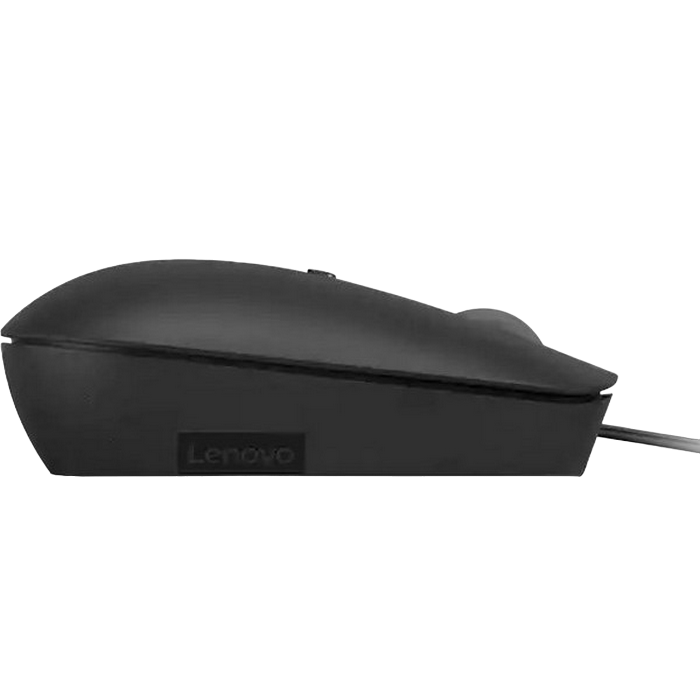 Mouse Lenovo 400, Compact, up to 2400 dpi, 4 buttons, Ambidextrous, 67g, Optical sensor, 1,8m, USB-C, Black (GY51D20875)