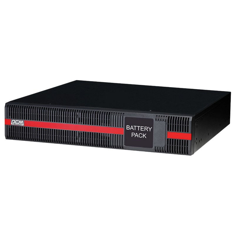 PowerCom External Battery Pack for VRT-6K (240Vdc, Battery 12V/7AH*20pcs, 1A charger, no PDU)