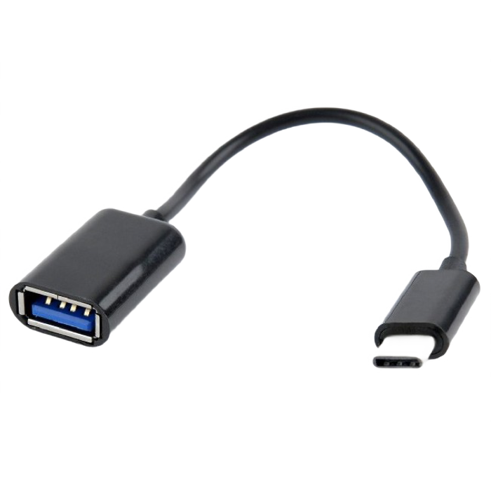 Adapter Type-C male/ USB2.0 female 20cm, CM/AF, Cablexpert, A-OTG-CMAF2-01