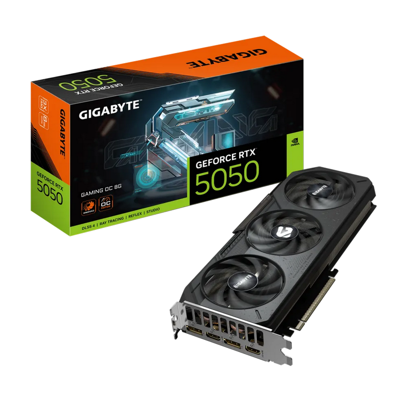 VGA Gigabyte RTX5050 8GB GDDR6 Gaming OC (GV-N5050GAMING OC-8GD)