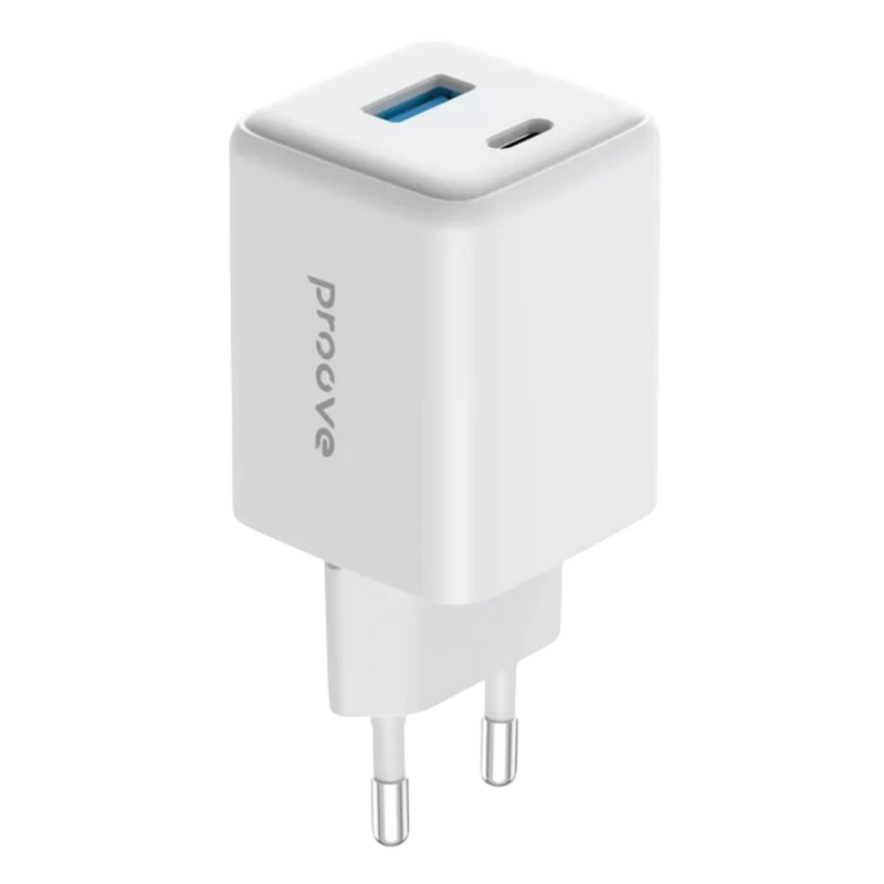 Incarcator Proove Pocket Gan 45W (Type-C + USB), White