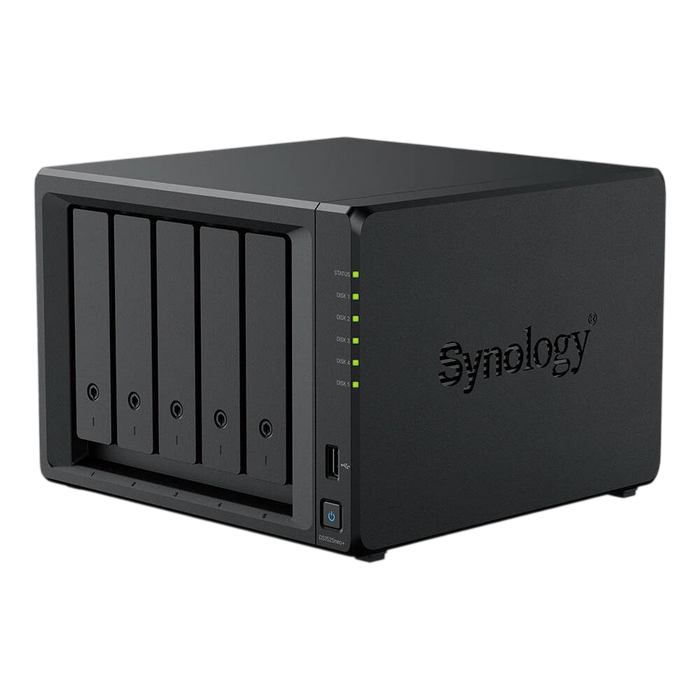 SYNOLOGY "DS1525neo+", 5-bay, AMD Ryzen 4-core 2.2Ghz, 4Gb non-ECC*1+1 Slot, 2x2,5GbE, 2xM.2 NVMe, 1xPCIe