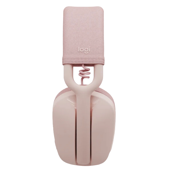 Wireless Headset Logitech Zone Vibe 100, 40mm driver, 20-20kHz, 118db, Dual mic, Bluetooth, Rose