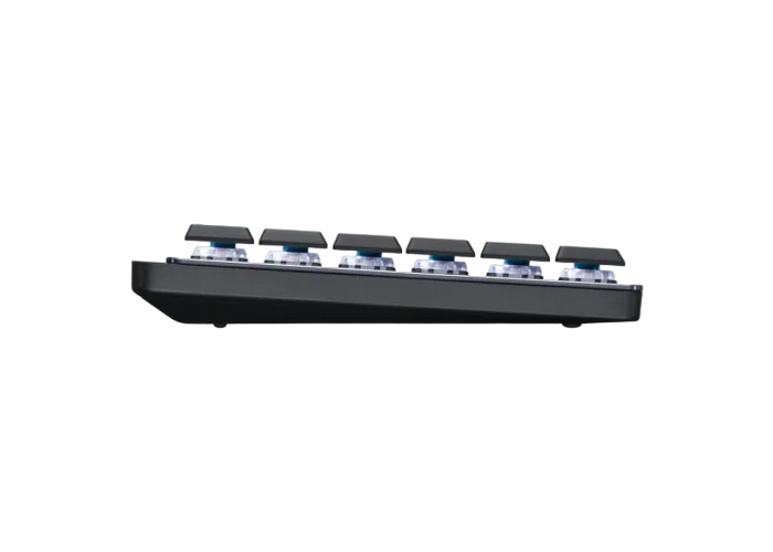 Wireless Keyboard Logitech MX Mechanical Mini, Low-profile switches, Tactile SW, Aluminium, Dual color keycaps, Backlight, 2.4Ghz+BT, EN, Graphite
