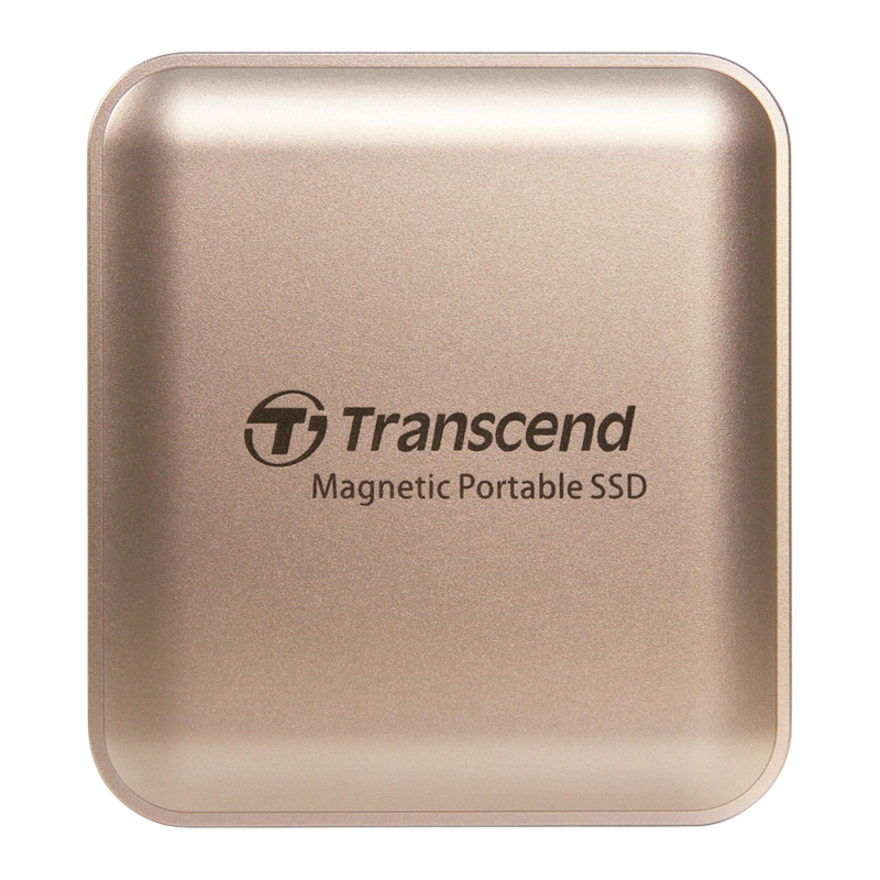 4.0TB Transcend Portable SSD ESD420 Rose Gold, USB-C 3.2 20Gbps (69.5x63x10mm, 48g, R/W:2000/2000 MB/s, Magnetic compatible wtih MagSafe)