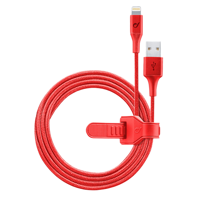 Lightning Cable Cellular, Satellite MFI, 1M, Red