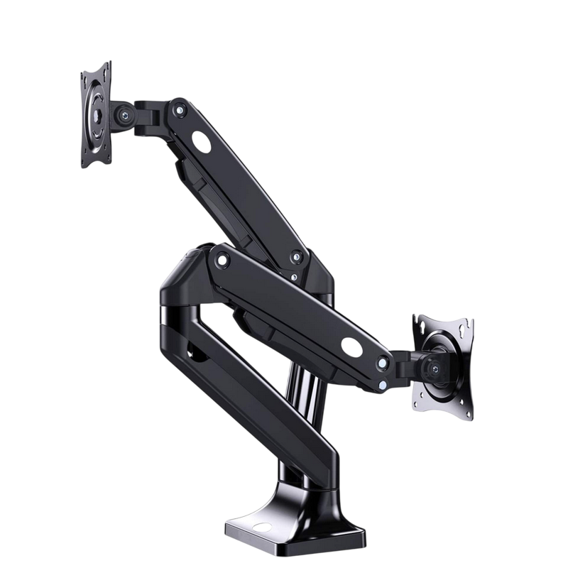 Table/desk 2-display mounting "MA-DA2-03" Gembird (rotate,tilt,swivel),17”-32”,up to 10 kg,VESA:75x75,100x100