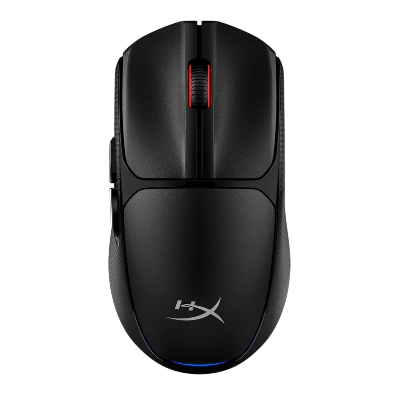 Gaming Wireless Mouse HyperX Pulsefire Fuse, 12k dpi, 6 buttons, 300IPS, 50G, 75g, 85h, Ambidextrous, Onboard Memory, RGB, 2.4Ghz+BT, Black