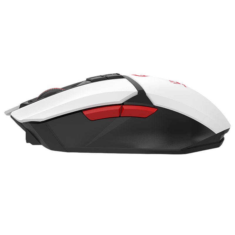 Gaming Wireless Mouse Bloody R36 Ultra, 100-12000dpi, 7 buttons, 300IPS, 35G, 89g, 75h, Ergonomic, Programmable, 300mAh, 1.8m, USB+2.4Ghz, Naraka