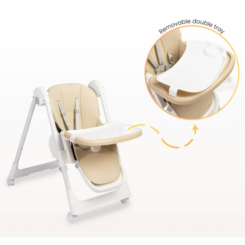 Scaun de masa 2 in 1 Caretero MEGALO BEIGE