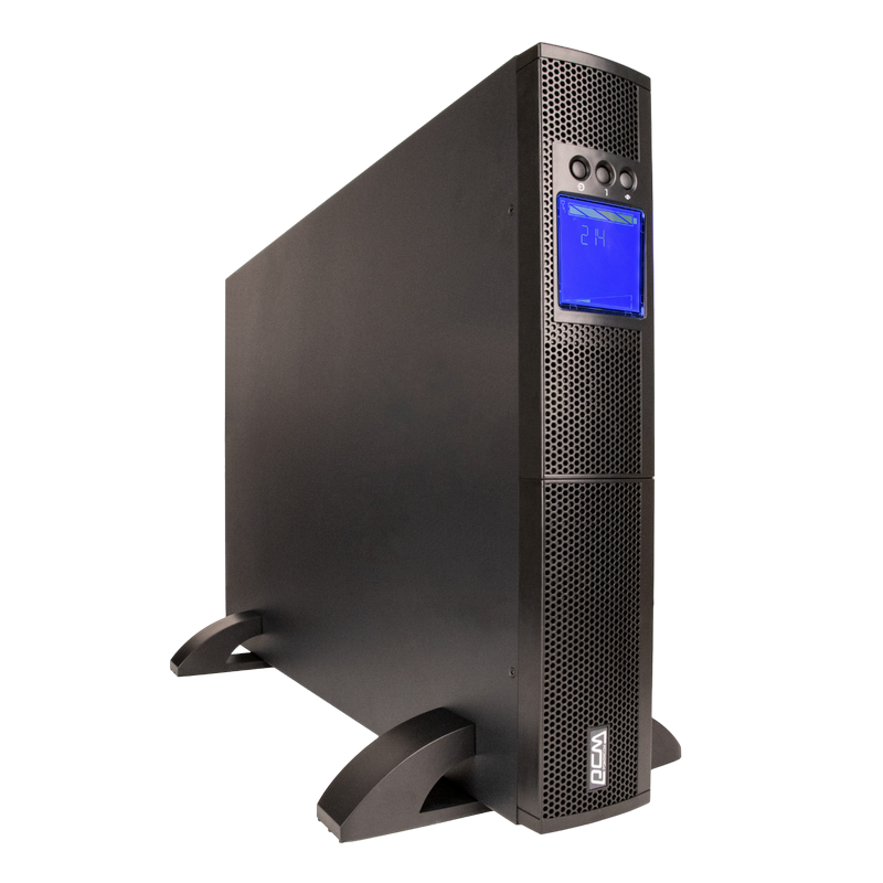 UPS PowerCom SNT-1000 IEC, Rack&Tower, 1000VA/1000W, Online, LCD, RS232, USB,SNMP SLOT, Ex.Batt. Con., 8*IEC13