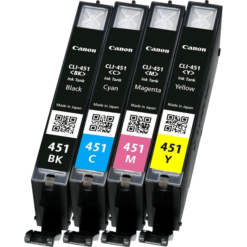 Ink Cartridge Canon CLI-451 CMYB, Multip