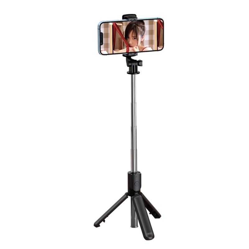 Tripod & Selfie Stick Portable XO SS09 (64cm), Black