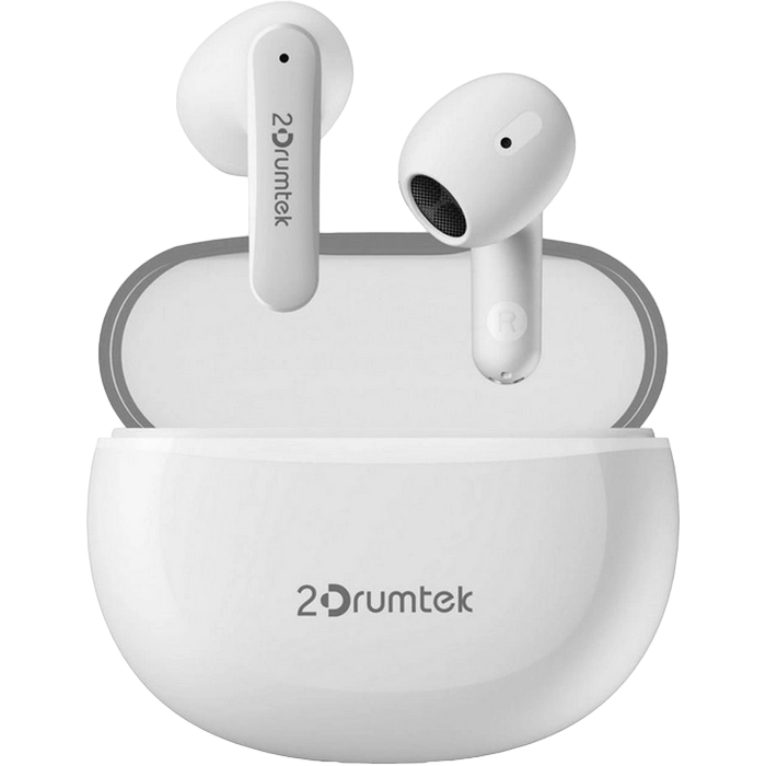 Wireless Earphones A4tech B20, 13 mm driver, 32 Ohm, 102db, Bluettoth 5.2, 40/380 mAh,IPX4, White