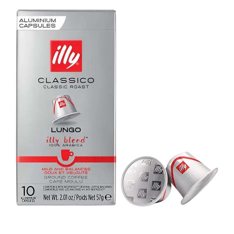Coffee illy Espresso CLASSICO LUNGO (10 capsule compatibile), 8910