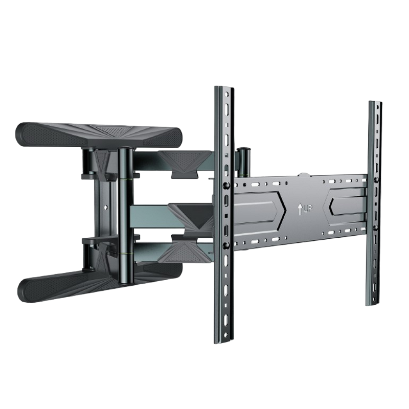 Wall Mount Gembird "WM-80ST-01" Black 40"-80", 60kg, VESA:up 600x400, Wall dist:48~493mm, ±50°