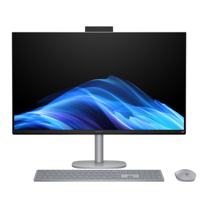 HP AIO OmniStudio X NG AI 32 Silver (31.5" UHD IPS 550nits Core Ultra 7-258V 3.7-4.8GHz, 32GB, 1TB SSD, Wireless HP 710 KB&MS, Win11 Home)