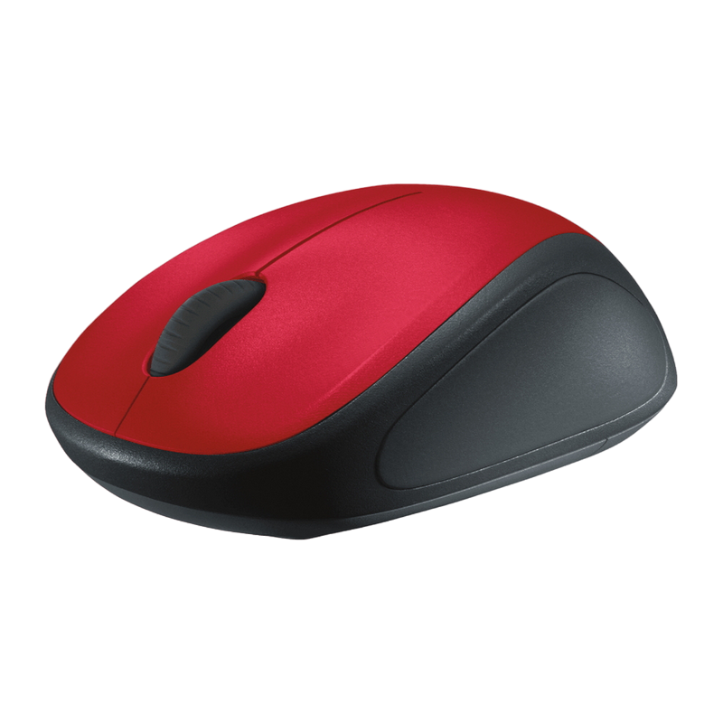 Mouse Logitech Retail M235 , Wireless, Nano-receiver, Red