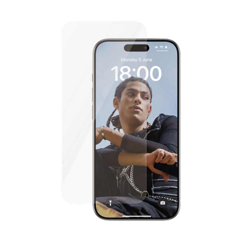 SAFE. by PanzerGlass Apple iPhone 15 Pro ULTRA-WIDE FIT, Tempered Glass, Transparent