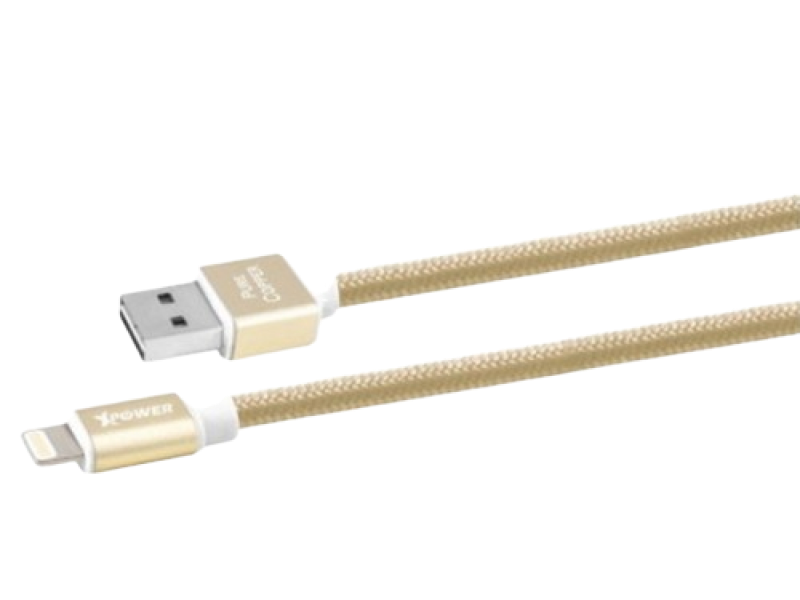 Xpower Micro cable, Nylon Gold.