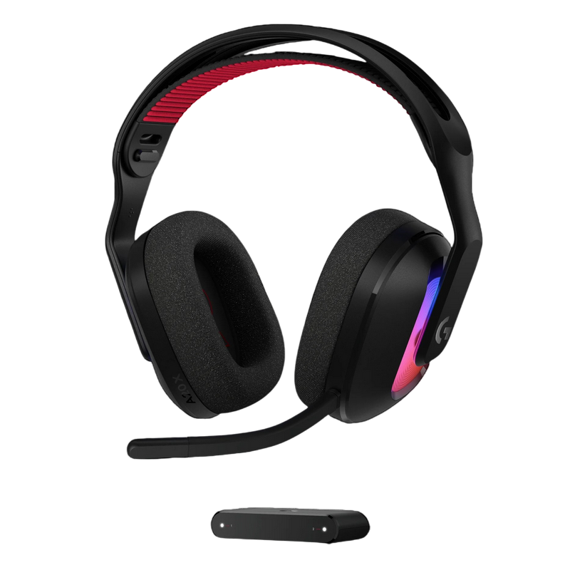 Gaming Wireless Headset Logitech G ASTRO A20 X Lightspeed, 40mm driver, 20-20kHz, 290g, No lighting: 90h, 2.4Ghz+BT, Black