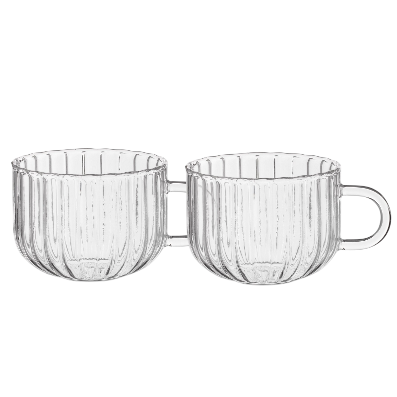 Glass cups Ardesto Iceberg 400 ml 2 pcs, AR2640GG