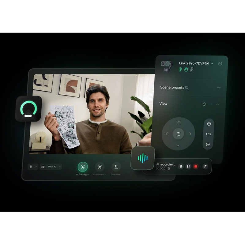 Camera Web Insta360 Link 2 Pro Graphite Black