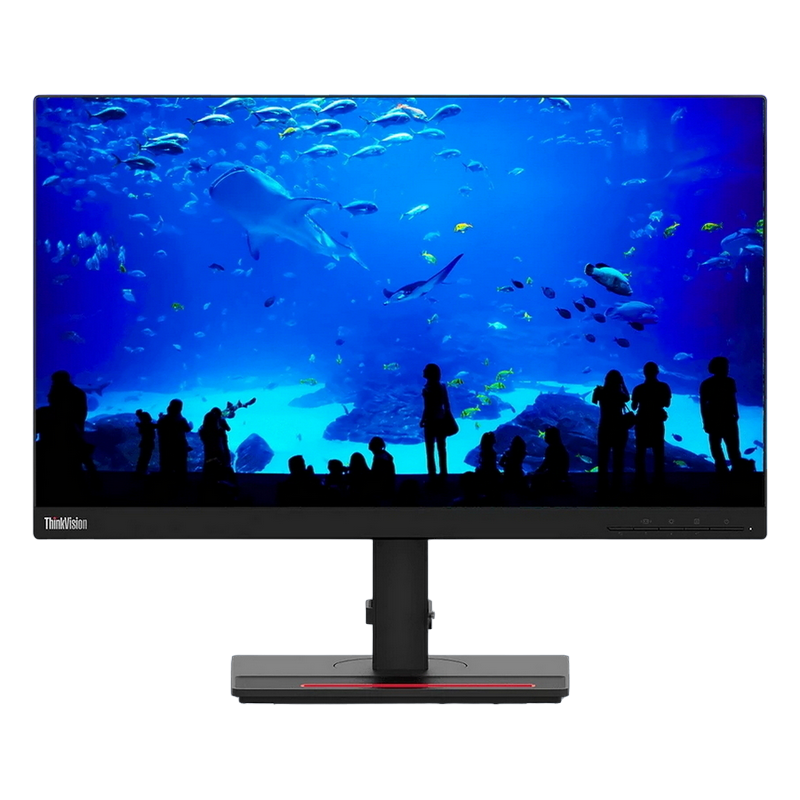23.0" LENOVO ThinkVision"T23i-20", Black (IPS, 1920x1080, 4ms, 250cd, CR1000:1, VGA+HDMI+DP, USB-hub)