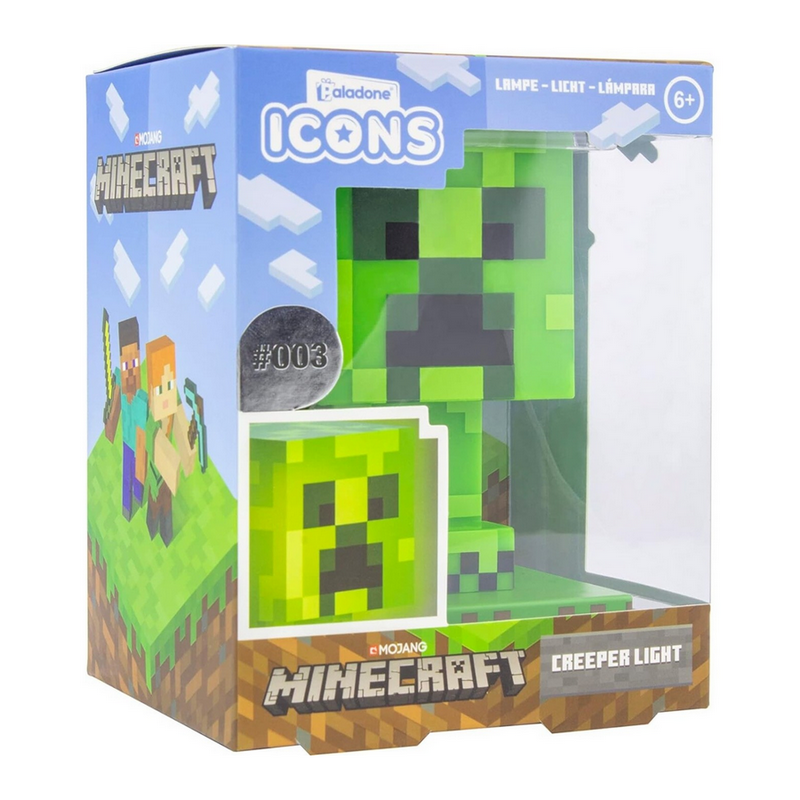 Lampa Led Paladone Minecraft Creeper Icon Light V2 PP6593MCFV2