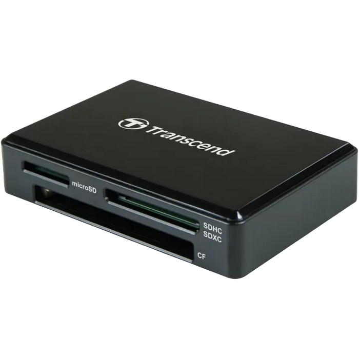 Card Reader Transcend "TS-RDC8K" Black, USB3.1 Type-C (All-in-1)