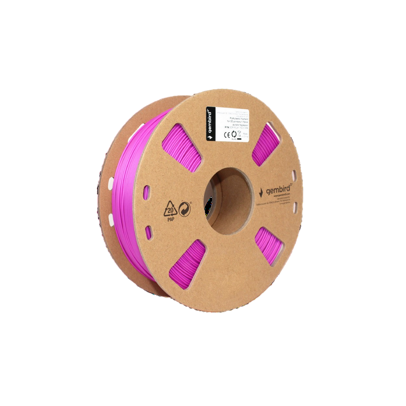 PLA 1.75 mm, Purple Filament, 1 kg, Gembird, 3DP-PLA1.75-01-PR