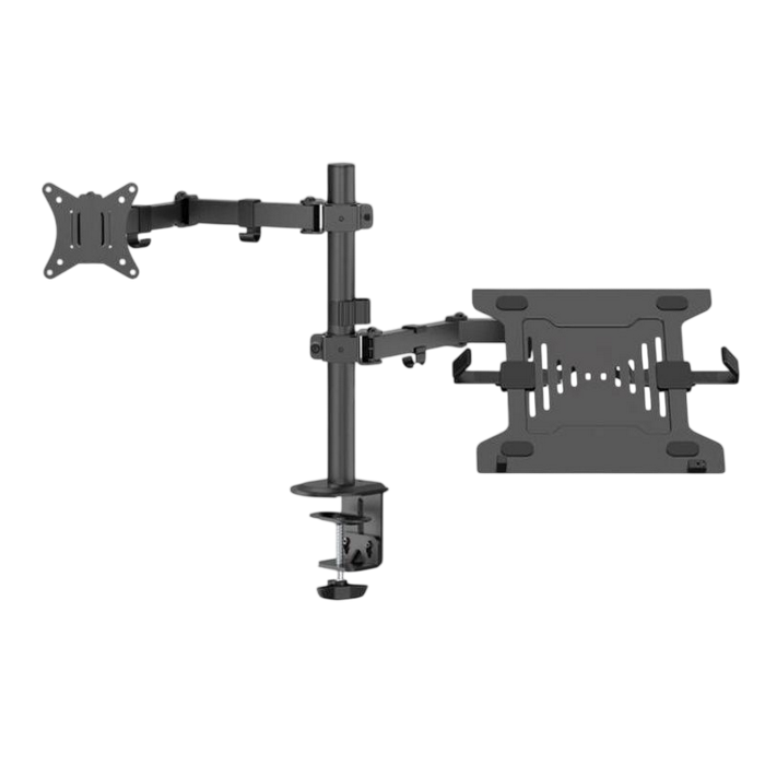 Table/desk 1-display & notebook mounting "M141LT" Barkan (rotate,tilt,swivel),13”-34”,up to 12 kg,VESA:75x75,100x100