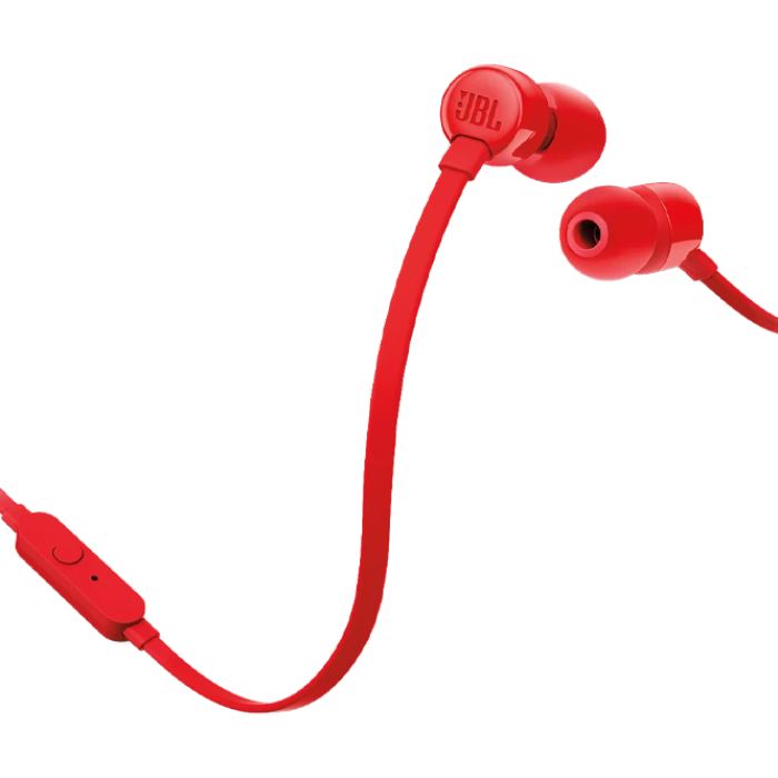 Earphones JBL T110 Red