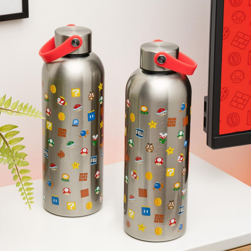 Sticla Super Mario Metal Water Bottle PP15877NN