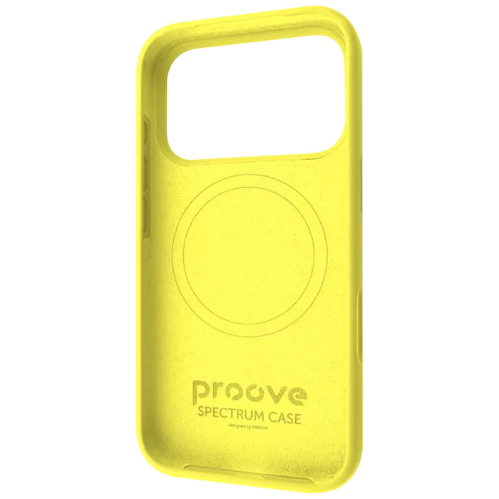 Proove Apple iPhone 17 Pro Max, Spectrum with MagSafe ,Sun Yellow TPU