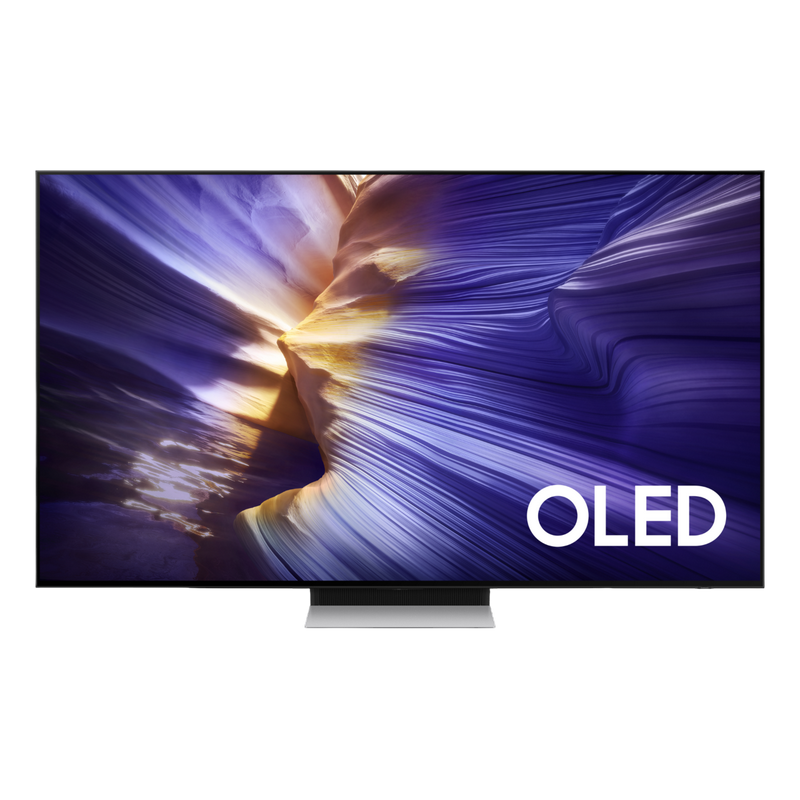 48" OLED SMART TV Samsung QE48S90FAEXUA, Quantum Dot OLED 4K UHD, Tizen OS, Black