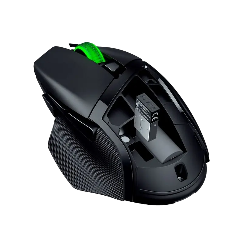 Gaming Wireless Mouse Razer Basilisk V3 X HyperSpeed Customizable Wireless Gaming Mouse with RGB Lighting
