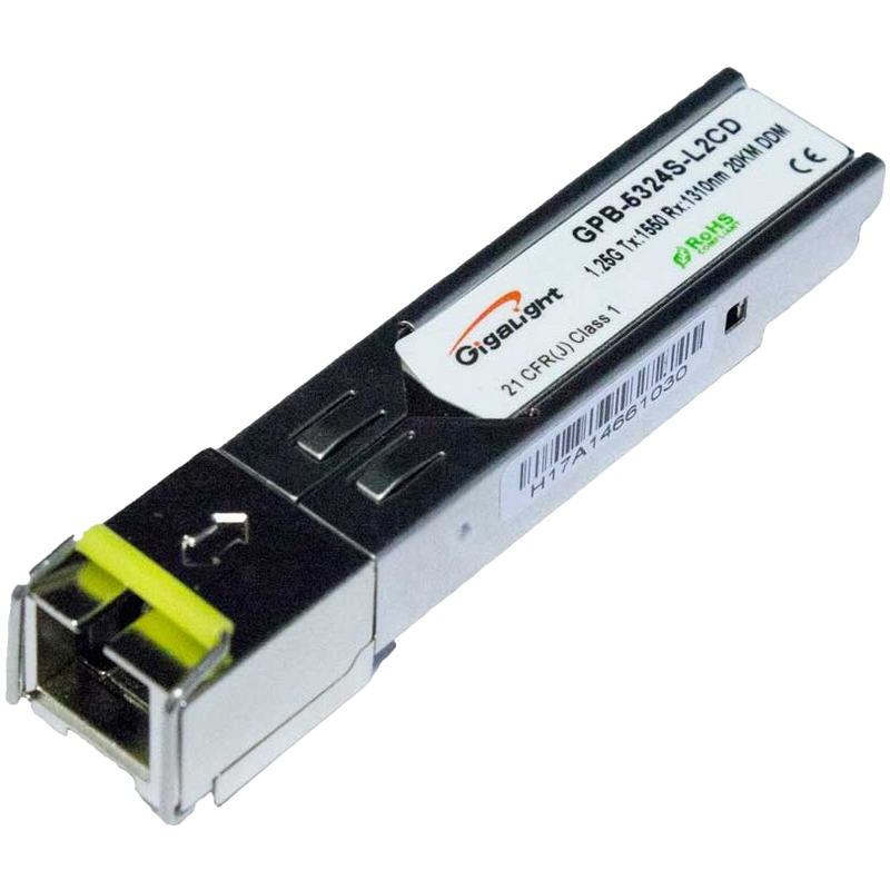 SFP 1G Module WDM 1550/1310nm SC, DDM, 3km, (CISCO, Tp-Link, D-link, HP compatible)